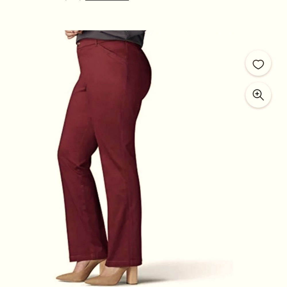 Lee Straight Leg Mid Rise pants
